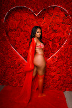 Load image into Gallery viewer, Luscious moments red lingerie set