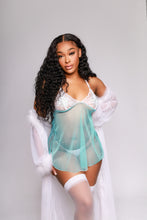 Load image into Gallery viewer, Sheer your love babydoll set

