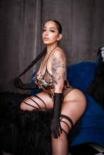 Load image into Gallery viewer, Got em’ whipped rose gold bodysuit