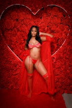 Load image into Gallery viewer, Luscious moments red lingerie set