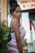 Load image into Gallery viewer, Baby pink barb embellished dress