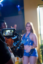 Load image into Gallery viewer, Sent from heaven embellished mesh skirt set