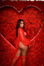 Load image into Gallery viewer, Luscious moments red lingerie set