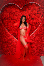 Load image into Gallery viewer, Luscious moments red lingerie set