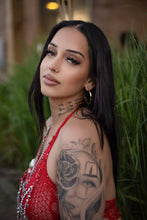 Load image into Gallery viewer, Now or never embellished mesh skirt set