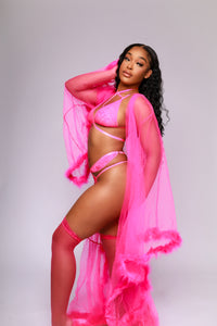 It’s my moment hot pink robe