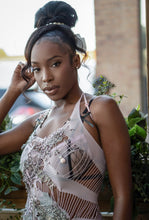 Load image into Gallery viewer, Baby pink barb embellished dress