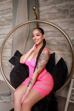 Load image into Gallery viewer, My main boo hot pink dress