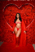Load image into Gallery viewer, Luscious moments red lingerie set