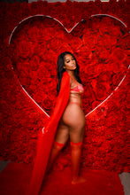 Load image into Gallery viewer, Luscious moments red lingerie set