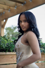 Load image into Gallery viewer, Her treasure embellished mesh dress