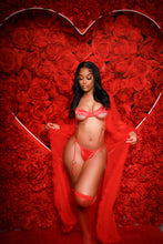 Load image into Gallery viewer, Luscious moments red lingerie set