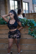 Load image into Gallery viewer, Baddest in the room embellished skirt set