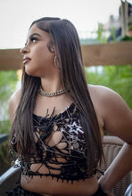 Load image into Gallery viewer, Risky Behaviour Embellished skirt set