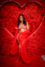 Load image into Gallery viewer, Luscious moments red lingerie set