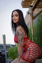 Load image into Gallery viewer, Now or never embellished mesh skirt set