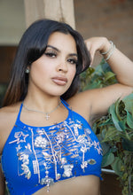 Load image into Gallery viewer, No Bars Mesh embellished skirt set