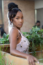 Load image into Gallery viewer, Baby pink barb embellished dress