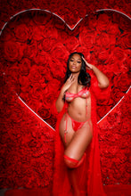 Load image into Gallery viewer, Luscious moments red lingerie set