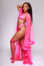 Load image into Gallery viewer, It’s my moment hot pink robe
