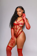 Load image into Gallery viewer, Red Not so shy Teddy