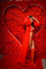 Load image into Gallery viewer, Luscious moments red lingerie set