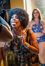 Load image into Gallery viewer, One of one embellished mesh dress