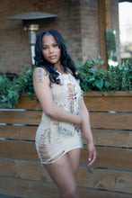 Load image into Gallery viewer, Her treasure embellished mesh dress