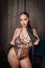 Load image into Gallery viewer, Got em’ whipped rose gold bodysuit