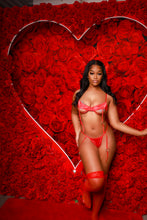 Load image into Gallery viewer, Luscious moments red lingerie set