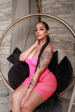 Load image into Gallery viewer, My main boo hot pink dress