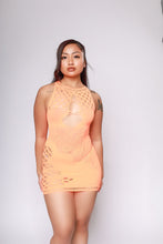 Load image into Gallery viewer, Just one look orange dress
