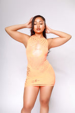 Load image into Gallery viewer, Just one look orange dress
