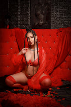 Load image into Gallery viewer, Feelin Love Sick lingerie set