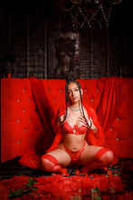 Load image into Gallery viewer, Feelin Love Sick lingerie set
