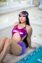 Load image into Gallery viewer, Pay with compliments purple bikini