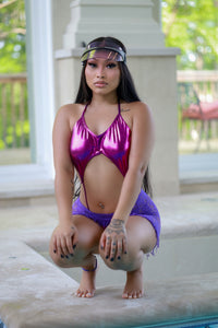 Pay with compliments purple bikini