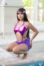 Load image into Gallery viewer, Pay with compliments purple bikini
