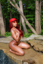 Load image into Gallery viewer, Raise the bar red bikini