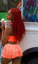 Load image into Gallery viewer, Look but don't touch orange 2 piece