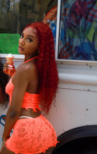 Load image into Gallery viewer, Look but don't touch orange 2 piece