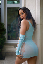 Load image into Gallery viewer, Only In your Dreams  sky blue mini dress