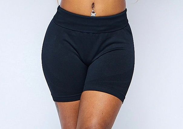 Sculpt Hour Black Shorts