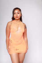 Load image into Gallery viewer, Just one look orange dress
